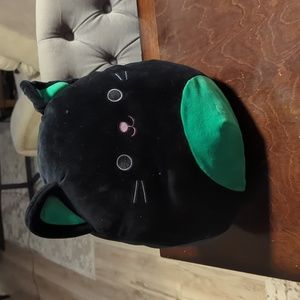 Squishmallows Halloween cleo the black/green cat plush